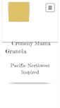 Mobile Screenshot of crunchymamagranola.com